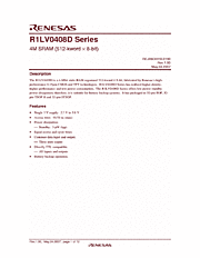 DataSheet R1LV0408D-7L pdf